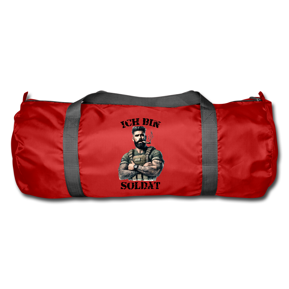 Ich bin Soldat - Sporttasche - Rot