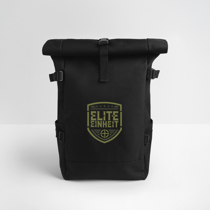 Elite Einheit - Brüderschaft Edition - Rolltop Rucksack - Schwarz