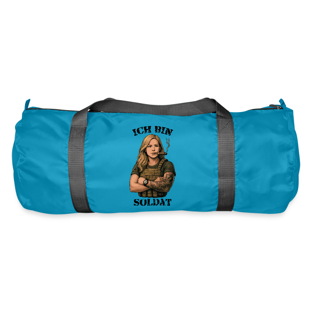 Ich bin Soldat WB - Sporttasche - Aquablau