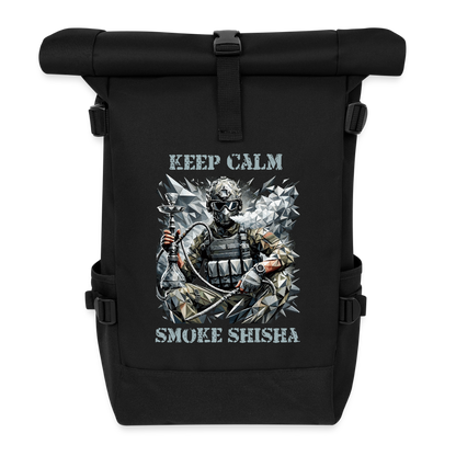 Calm Under Fire - Rolltop Rucksack - Schwarz