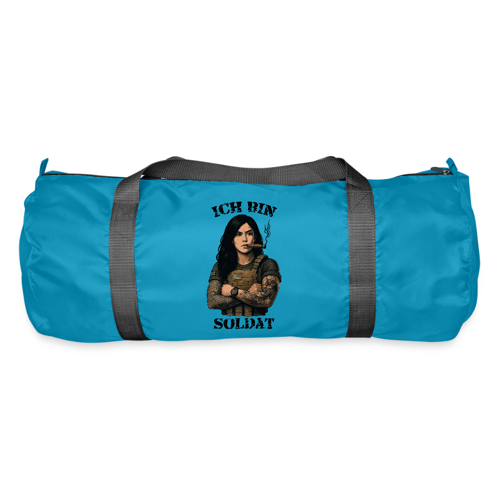 Ich bin Soldat WS - Sporttasche - Aquablau